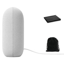 Load image into Gallery viewer, Google Audio Bluetooth Speaker - Wireless Music Streaming, Powerful Sound, Assistant Built-in, Wi-Fi and Bluetooth Connectivity, Smart Home Control, Stereo Pairing, Includes Pouch and Cloth
