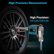 Load image into Gallery viewer, Digital Torque Wrench,DURFICST 1/2" Digital Torque Adapter with Backlight/Alarm, Electronic Torque Wrench Converter with ±2% Accuracy, Range 4-135 N.m,Buzzer and LED Indicator, for Automotive Repair.
