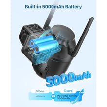 Load image into Gallery viewer, Security Cameras Wireless Outdoor Solar: 2K WiFi Camera for Home Security System - Battery Powered Cam IP66 Waterproof Motion Sensor - Camaras de Seguridad para Casa Inalambricas
