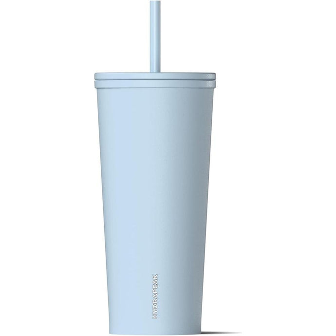 Hydrapeak Journey 25 oz Insulated Tumbler with Lid and Straw, Iced Coffee Cup, Reusable Stainless Steel Water Bottle Travel Mug, Gifts for Women Men, Powder Blue
