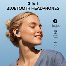 Load image into Gallery viewer, ERAZER XP2 AI Translation Earbuds Real Time, 3-in-1 Language Translator Earbuds Over The Ear Earbuds for 135 Languages&amp; Accents, Two-Way Translation Device fit iOS&amp;Android for Travel Business Learning
