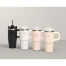 Load image into Gallery viewer, STANLEY Quencher H2.0 Tumbler with Handle and Straw 20 oz | Flowstate 3-Position Lid | Cup Holder Compatible for Travel | Insulated Stainless Steel Cup | BPA-Free | Rose Quartz 2.0
