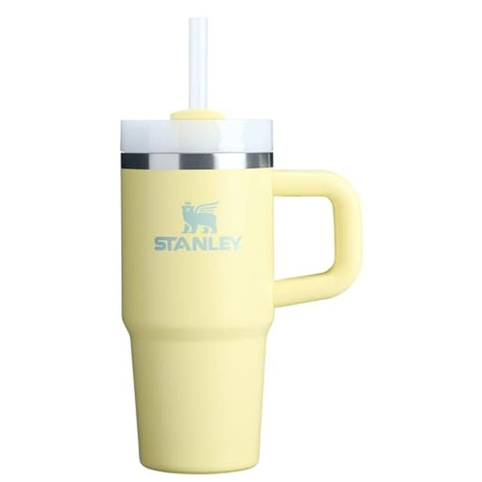 Stanley Quencher H2.0 Tumbler with Handle and Straw 14 oz | Flowstate 3-Position Lid | Cup Holder Compatible for Travel | Insulated Stainless Steel Cup | BPA-Free | Pomelo
