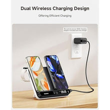 Load image into Gallery viewer, Wireless Charger for Pixel Watch 3/2/Fitbit Versa 4/3/Sense 2/ACE LTE(Not for Pixel Watch 1), Dual Phone Charging Station for Google Pixel 9 Pro/9/8 Pro/8a/7 Pro, for Pixel Buds Pro 2, SwanScout 710G2

