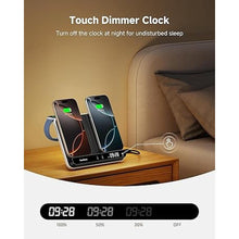 Load image into Gallery viewer, Wireless Charger for Apple Watch and Phone, Dual Phone Charger for iPhone 16/15/14/13/12/11/8/X Series, for Apple Watch 10/9/8/7/6, Ultra 2/Ultra, for AirPods 4/Pro 2/Pro/3, SwanScout 710A
