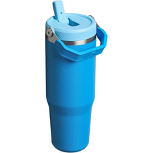 Load image into Gallery viewer, Stanley IceFlow 2.0 Flip Straw Tumbler with Handle 30 oz | Twist On Lid and Flip Up Straw | Leak Resistant Water Bottle | Insulated Stainless Steel | BPA-Free | Azure
