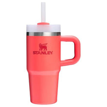 Load image into Gallery viewer, Stanley Quencher H2.0 Tumbler with Handle and Straw 14 oz | Flowstate 3-Position Lid | Cup Holder Compatible for Travel | Insulated Stainless Steel Cup | BPA-Free | Hot Coral
