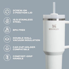 Load image into Gallery viewer, Stanley Quencher H2.0 Tumbler with Handle and Straw 14 oz | Flowstate 3-Position Lid | Cup Holder Compatible for Travel | Insulated Stainless Steel Cup | BPA-Free | Hot Coral
