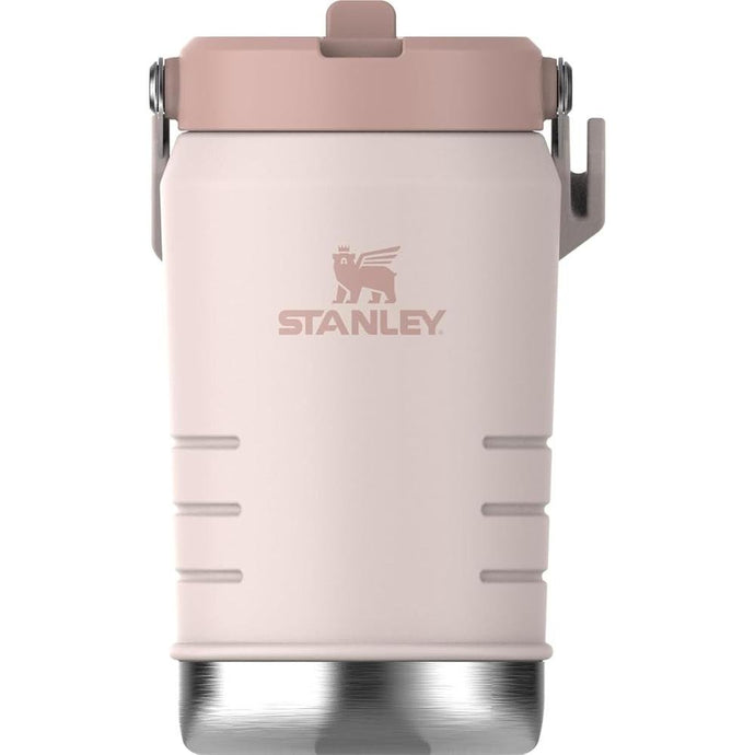 Stanley IceFlow 2.0 Flip Straw Jug with Handle 40 oz | Twist On Lid and Flip Up Straw | Leakproof for Travel and Sports | Insulated Stainless Steel |BPA-Free | Rose Quartz