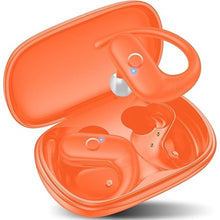 Load image into Gallery viewer, kurdene Wireless Earbuds Bluetooth Headphones Sport,Over Ear Buds with Deep Bass Sound,60Hrs Playtime Earphones Redesigned Comfort Fit with Earhooks for Running,Meeting,Workout-Orange
