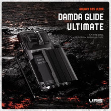 Load image into Gallery viewer, VRS DESIGN Damda Glide Ultimate for Galaxy S25 Ultra (2025), Premium Sturdy Fully Covered Camera Lens Protection Wallet Case with Multi-Functional Strap (Matte Black)
