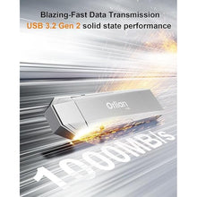 Load image into Gallery viewer, 1TB External Portable SSD USB Solid State Drive Up to 1000MB/s USB 3.2 Gen 2 Dual Drive Type C + USB A Solid State Thumb Drive for Phone/Android Laptops/Windows/Mac, Silver
