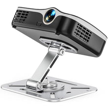 Load image into Gallery viewer, BAISHUN 3-in-1 Projector Stand – Desk, Wall and Ceiling Mount with 1/4-Inch Thread, Foldable, Easy Setup, Height Adjustable and 360-degree Rotation Compatible with Most Projectors for Home, Office
