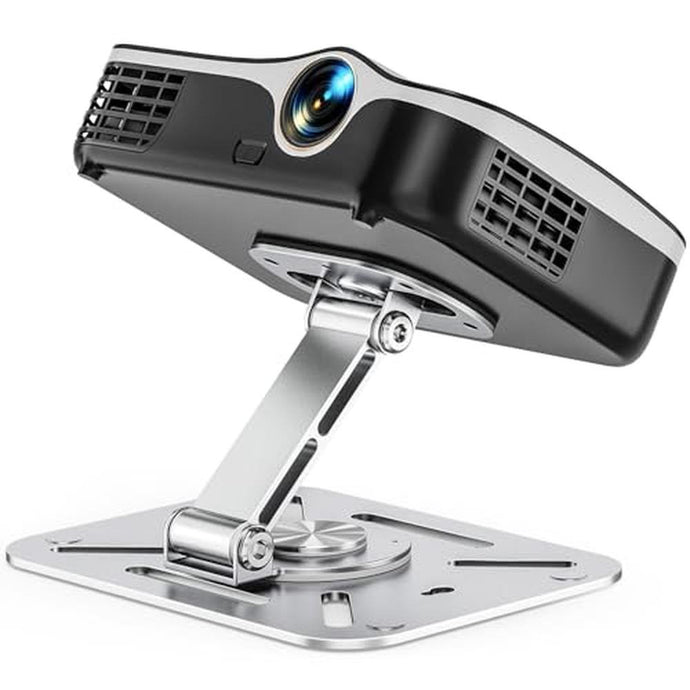 BAISHUN 3-in-1 Projector Stand – Desk, Wall and Ceiling Mount with 1/4-Inch Thread, Foldable, Easy Setup, Height Adjustable and 360-degree Rotation Compatible with Most Projectors for Home, Office