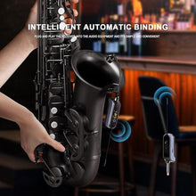 Load image into Gallery viewer, BOMGE UHF Wireless Instruments Microphone,Saxophone Microphone,Wireless Receiver and Transmitter,160ft Range,Plug and Play,Great for Trumpets, Clarinet, Cello, Active PA Systems (WTU-08A)
