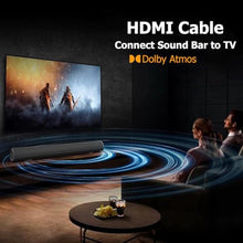 Load image into Gallery viewer, HDMI Cable 4 FT 2-Pack, 4K HDMI TV Cable 4FT, Shielded HDMI 2.0 CL3 Rated Cord for Smart Monitor with Streaming TV, 4K, 1080P@144Hz,ARC &amp; CL3 Rated | for Laptop, Monitor, PS5, PS4, Xbox, Soundbar
