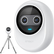 Load image into Gallery viewer, EMEET Piko 4K Webcam for Streaming, World&#39;s 1st Dual-Camera AI-Powered 4K Webcam w/AI Autofocus, 3 Mics Array&amp;3 Sound Modes, Tripod, Video Camera Great for Streaming, Desk Setup and Creative Gifts
