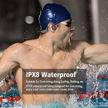 Load image into Gallery viewer, Bone Conduction Swimming Headphones,Waterproof IP68,Wireless Bluetooth 5.3 Earphones with Microphone, Built-in 32GB MP3 Open Ear Bluetooth Headphones for Running,Swimming,Diving (Dumb black)
