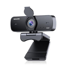 Load image into Gallery viewer, NEWORK 4K Webcam for PC with Sony Sensor, Auto Focus &amp; Privacy Cover, Ultra HD 4K Streaming Camera, 2 Noise-Cancelling Mics, USB Plug &amp; Play, 77° FOV, Web Camera for Zoom, Skype, Teams, Video Calling
