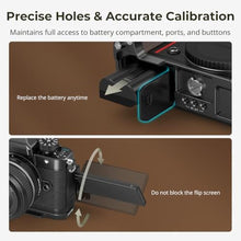 Load image into Gallery viewer, SMALLRIG Z f Wooden Handgrip, L-Shape Grip Holder for Nikon Z f Camera, Retro-Style Side Handle with 1/4"-20 Threaded Hole, Cold Shoe, Quick Release Plate for Arca, Black
