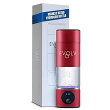 Load image into Gallery viewer, Hydrogen Water Bottle Generator – SPE &amp; PEM Water Ionizer 5.42PPM, Highest H2 Concentration – Portable 8oz Hydrogenated Water Bottle – Leak-Proof Hydrogen Water Machine, Easy to Use – Crimson

