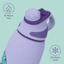 Load image into Gallery viewer, Ottle Reef Roamer Stainless Steel Water Bottle - 34 oz Insulated Flask with Leak Proof Lid, BPA free &amp; Carry Handle - Hot &amp; Cold Gym Water Bottle for Travel, Camping &amp; Sports - Cheeky Frog
