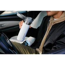 Load image into Gallery viewer, Stanley Quick Flip GO Water Bottle 24 oz | Push Button Lid | Leakproof and Packable for Travel and Sports | Insulated Stainless Steel | BPA-Free | Frost
