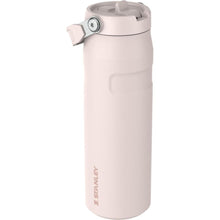 Load image into Gallery viewer, Stanley IceFlow Flip Straw 2.0 Water Bottle 24 oz | Built-In Straw with Larger Opening | Lightweight and Leak Resistant | Insulated Stainless Steel | BPA-Free | Rose Quartz
