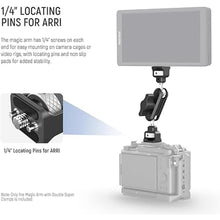 Load image into Gallery viewer, NEEWER Double Super Clamp Camera Mount with Magic Arm, NATO Interface, Cold Shoes, 1/4" Locating Holes for ARRI, Desk Studio Photography Light Stand Pole Cross Bar Umbrella Holder Clamp Mount, UA060
