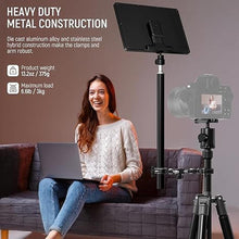 Load image into Gallery viewer, NEEWER Double Super Clamp Camera Mount with Magic Arm, NATO Interface, Cold Shoes, 1/4" Locating Holes for ARRI, Desk Studio Photography Light Stand Pole Cross Bar Umbrella Holder Clamp Mount, UA060
