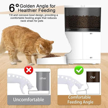 Load image into Gallery viewer, Automatic Cat Feeder with Camera, 2K HD?WiFi Remote Control Large Capacity Timed Cat Feeder 2-Way Audio for Cats and Dogs?Dry Food Dispenser,Anti-Jam Design, Dual Power Supply with APP
