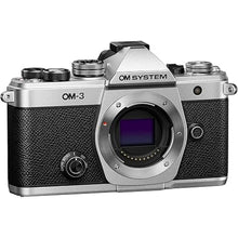 Load image into Gallery viewer, OM SYSTEM Olympus OM-3 Silver Micro Four Thirds System Camera Travel Camera Weather Sealed Design 5-Axis Image Stabilization
