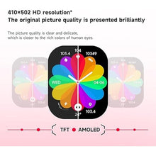 Load image into Gallery viewer, Gravity C26 1.96&quot; AMOLED Smartwatch with Bluetooth Call, 100+ Sports Modes, Heart Rate &amp; Sleep Monitor, 1 ATM Waterproof, AI Voice Assistant, Fitness Tracker for iOS &amp; Android (Orange)
