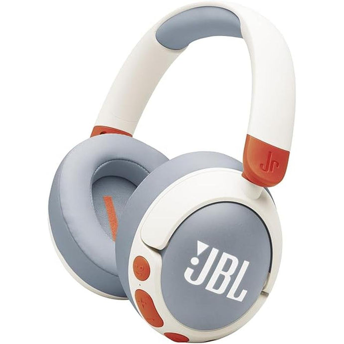 JBL Junior 470NC - Wireless Over-Ear Noise Cancelling Kids Headphones Safe Sound (<85dB), Fit for Kids, Parental Control with Customizable Volume & Playtime and 50Hr Battery Life (White)
