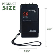 Load image into Gallery viewer, Lignomat mini-Ligno DX Moisture Meter - Wood Moisture Meter for Wood, Bamboo, Laminates, Gypsum, Drywall &amp; Different Wall Boards - Humidity Tester for Woodworking, Flooring, Restoration Projects

