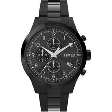 Load image into Gallery viewer, Timex Men's Dress Chronograph 43mm Watch - Black Bracelet Black Dial Black Case
