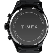 Load image into Gallery viewer, Timex Men's Dress Chronograph 43mm Watch - Black Bracelet Black Dial Black Case
