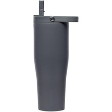 Load image into Gallery viewer, Corkcicle Go Cup XL Insulated Tumbler with Lid and Straw, Flint, 30 oz – Reusable Water Bottle Keeps Beverages Cold for 12hrs – Cupholder Friendly Tumbler, Leak-Proof Design
