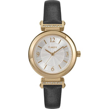 Load image into Gallery viewer, Timex Women's Main Street 31mm Watch - Black Strap Silver Dial Gold-Tone Case
