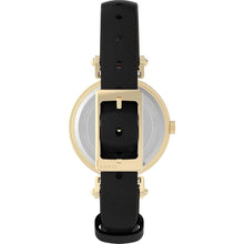 Load image into Gallery viewer, Timex Women's Main Street 31mm Watch - Black Strap Silver Dial Gold-Tone Case
