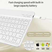 Load image into Gallery viewer, ZOPSGYU Case Keyboard for New iPad Air 11 Inch M4/M3/M2 2026/2025/2024, iPad Air 5th/4th Generation 10.9 Inch 2022/2020, Magnetic Detachable Bluetooth Keyboard, Soft Cover with Pencil Holder, Cream
