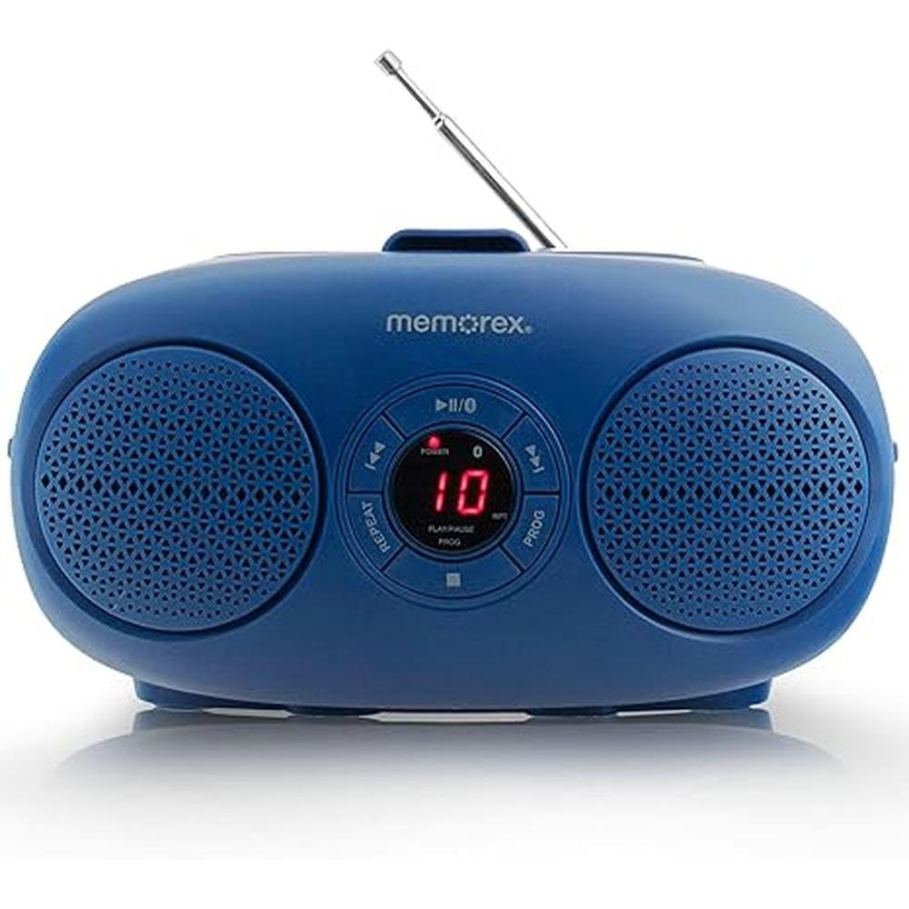 Memorex AM/FM Top Loading CD Player | Portable Stereo with Programmabl ...