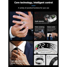 Load image into Gallery viewer, Yoidesu Smart Ring with LED Display Screen, Health Tracker Fitness Ring with APP, Compatible with iOS Android, IP68 Water Proof, Multiple Sports Modes, Heart Rate Sleep Tracker Pedometer
