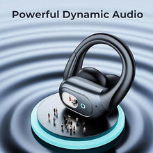 Load image into Gallery viewer, occiam Wireless Earbuds Bluetooth 5.3 Sport Headphonese with LED Charging Case, 90H Playback Sweatproof Over Ear Running Ear Buds with Earhooks Workout Earphones for iOS Android,Black
