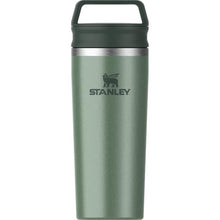 Load image into Gallery viewer, STANLEY Cafe To Go Travel Mug 16 oz | Leakproof Two-Part Drink Through Lid | Tumbler Cup for Coffee, Tea and Drinks | Insulated Stainless Steel Coffee Mug | BPA-Free | Hammertone Green
