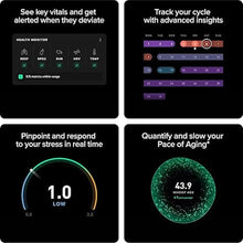 Load image into Gallery viewer, WHOOP Peak – 12-Month Membership – 5.0 Health and Fitness Wearable – 24/7 Activity and Sleep Tracker with Heart Rate, HRV, Stress Monitor, Personalized Coaching, Healthspan – 14+ Days Battery Life
