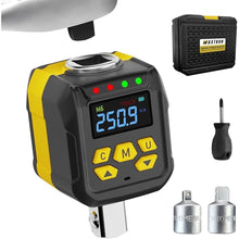 Load image into Gallery viewer, Digital Torque Adapter, 1/2-Inch Drive, 17-340 Nm/12-250 Ft-lb, Color LCD Display with 2 Modes, 4 Units, Buzzer &amp; LED Alert
