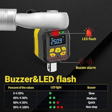 Load image into Gallery viewer, Digital Torque Adapter, 1/2-Inch Drive, 17-340 Nm/12-250 Ft-lb, Color LCD Display with 2 Modes, 4 Units, Buzzer &amp; LED Alert
