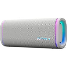 Load image into Gallery viewer, Sony ULT Field 5 Wireless Portable Bluetooth Speaker, IP67 Waterproof, Dustproof, and Rustproof with Enhanced Bass, 25 Hour Battery, 360° Party Light, and Shoulder Strap (SRSULT50W), Off White
