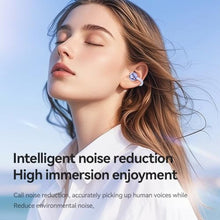 Load image into Gallery viewer, Piluyaa Clip-on Earbuds,Open Ear Earbuds Wireless Bluetooth 5.4, Lightweight Open Ear Headphones with C-Shaped Bridge,Slim Hook,60H Battery,Waterproof,for Glasses Wearers and Workouts (Purple)
